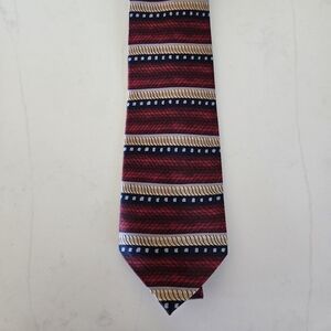 Cocktail Colors Multicolored 100% Silk Tie